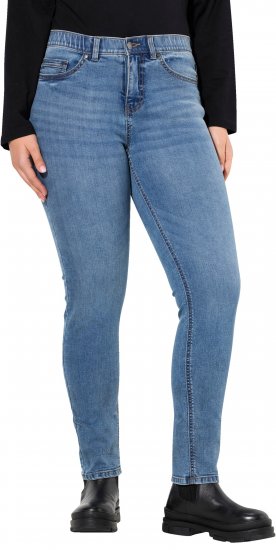 Ulla Popken Stretch Fit Slim Leg Jeans Blue - Vaqueros & Pantalones de Mujer Tallas Grandes – Plus Size - 
