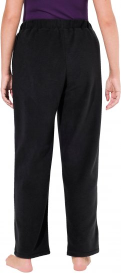 Ulla Popken Fleece Loungewear Pants Black - Vaqueros & Pantalones de Mujer Tallas Grandes – Plus Size - 