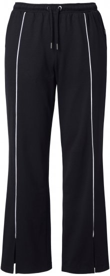 Ulla Popken Tracksuit Pants Black - Vaqueros & Pantalones de Mujer Tallas Grandes – Plus Size - Vaqueros y pantalones, EU 42-70