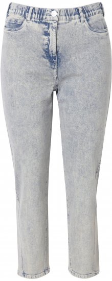 Ulla Popken Tapered Leg Mom Jeans Blue Denim - Vaqueros & Pantalones de Mujer Tallas Grandes – Plus Size - 
