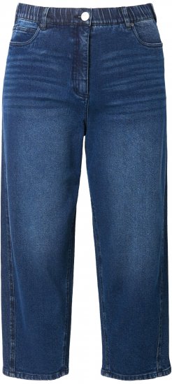 Ulla Popken Tapered Leg Mom Jeans Denim Blue - Vaqueros & Pantalones de Mujer Tallas Grandes – Plus Size - 