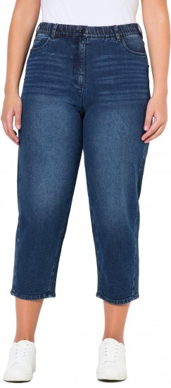 Ulla Popken Tapered Leg Mom Jeans Denim Blue - Vaqueros & Pantalones de Mujer Tallas Grandes – Plus Size - 
