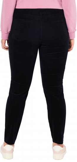 Ulla Popken Corduroy Leggings Navy - Vaqueros & Pantalones de Mujer Tallas Grandes – Plus Size - 