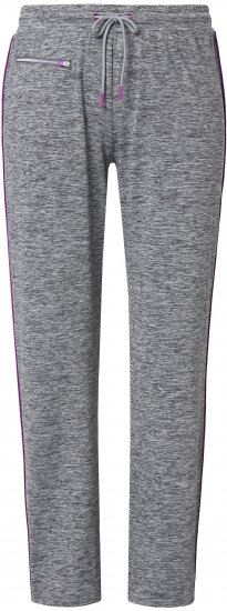 Ulla Popken Quick Drying Jogging Pants Grey - Vaqueros & Pantalones de Mujer Tallas Grandes – Plus Size - 
