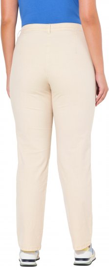Ulla Popken Tapered Leg Mony Pants Dark Putty - Vaqueros & Pantalones de Mujer Tallas Grandes – Plus Size - 