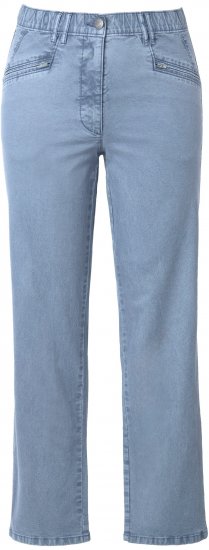 Ulla Popken Tapered Leg Mony Pants Atlantic Blue - Vaqueros & Pantalones de Mujer Tallas Grandes – Plus Size - 