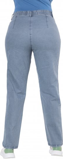 Ulla Popken Tapered Leg Mony Pants Atlantic Blue - Vaqueros & Pantalones de Mujer Tallas Grandes – Plus Size - 