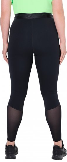 Ulla Popken Mesh Panel Quick Drying Performance Leggings Black - Vaqueros & Pantalones de Mujer Tallas Grandes – Plus Size - 