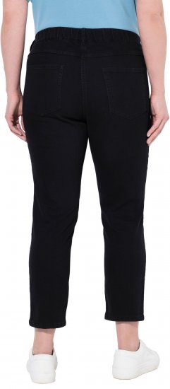 Ulla Popken Cropped Jeggings Black - Vaqueros & Pantalones de Mujer Tallas Grandes – Plus Size - 