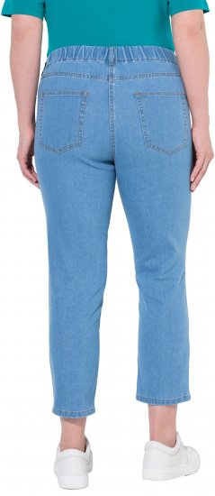 Ulla Popken Cropped Jeggings Light Blue Denim - Vaqueros & Pantalones de Mujer Tallas Grandes – Plus Size - 
