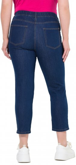 Ulla Popken Cropped Jeggings Blue Denim - Vaqueros & Pantalones de Mujer Tallas Grandes – Plus Size - 