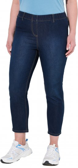 Ulla Popken Cropped Jeggings Denim Blue - Vaqueros & Pantalones de Mujer Tallas Grandes – Plus Size - 