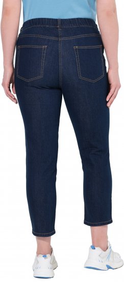 Ulla Popken Cropped Jeggings Denim Blue - Vaqueros & Pantalones de Mujer Tallas Grandes – Plus Size - 