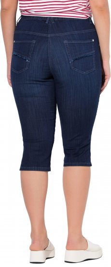 Ulla Popken Denim Elastic Waist Capres Blue - Vaqueros & Pantalones de Mujer Tallas Grandes – Plus Size - 