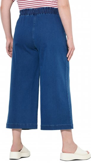 Ulla Popken Denim Culottes Blue - Vaqueros & Pantalones de Mujer Tallas Grandes – Plus Size - 