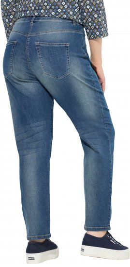 Ulla Popken Decorative Seam Stretch Fit Boyfriend Jeans Blue - Vaqueros & Pantalones de Mujer Tallas Grandes – Plus Size - 