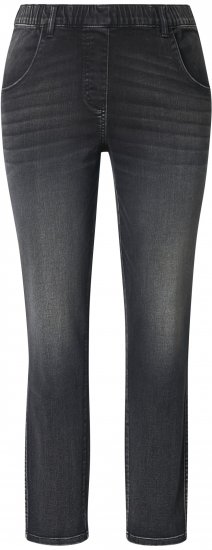 Ulla Popken Vintage Wash Jeggings Black - Vaqueros & Pantalones de Mujer Tallas Grandes – Plus Size - 