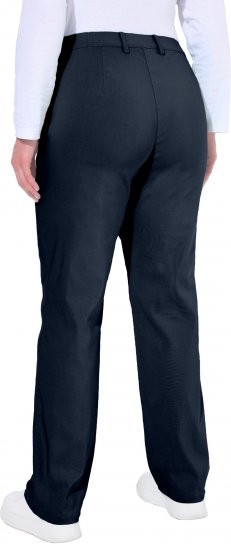 Ulla Popken Thermal Stretch Fit Mony Pants Navy - Vaqueros & Pantalones de Mujer Tallas Grandes – Plus Size - 