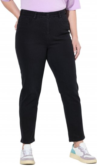 Ulla Popken Stretch Fit Mom Jeans Black - Vaqueros & Pantalones de Mujer Tallas Grandes – Plus Size - 