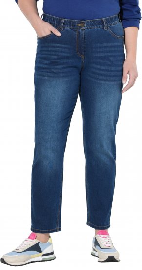 Ulla Popken Stretch Fit Boyfriend Jeans Blue - Vaqueros & Pantalones de Mujer Tallas Grandes – Plus Size - 