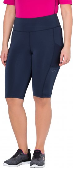 Ulla Popken Quick Drying Performance Shorts Grey - Vaqueros & Pantalones de Mujer Tallas Grandes – Plus Size - Vaqueros y pantalones, EU 42-70