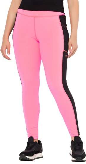 Ulla Popken Quick Drying Sports Leggings Pink - Vaqueros & Pantalones de Mujer Tallas Grandes – Plus Size - 