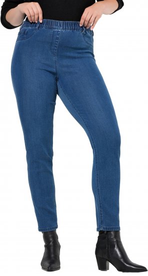 Ulla Popken Denim Five Pocket Jeggings Blue Denim - Vaqueros & Pantalones de Mujer Tallas Grandes – Plus Size - 