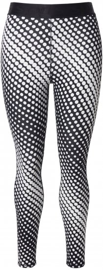 Ulla Popken Polka Dot Performance Leggings Black - Vaqueros & Pantalones de Mujer Tallas Grandes – Plus Size - 
