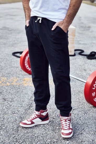 JP1880 Sweatpants Modern Fit Lightweight Black - ROPA DE HOMBRE MT-6XLT - Tamaños de talle alto