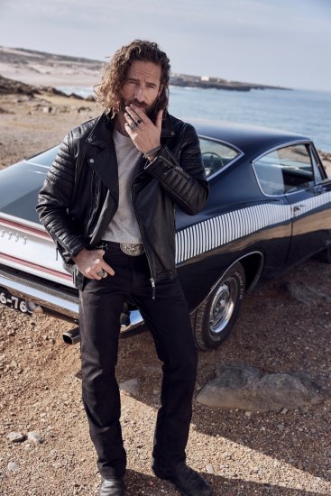 JP1880 Leather Pants Regular Fit Buffalo Nubuck Black - Vaqueros & pantalones - Vaqueros y Pantalones - W40-W70