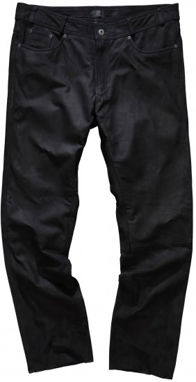 JP1880 Leather Pants Regular Fit Buffalo Nubuck Black - Vaqueros & pantalones - Vaqueros y Pantalones - W40-W70