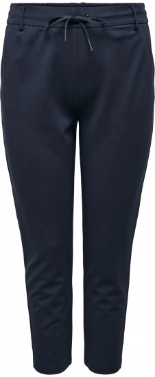 Only Carmakoma Goldtrash Classic Pants Navy - Pantalones - 