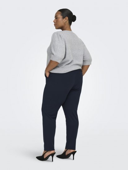 Only Carmakoma Goldtrash Classic Pants Navy - Pantalones - 