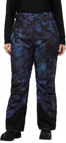Ulla Popken Functional Trousers Ski Trousers Waterproof Velcro Closure Navy - Vaqueros & Pantalones de Mujer Tallas Grandes – Plus Size - 
