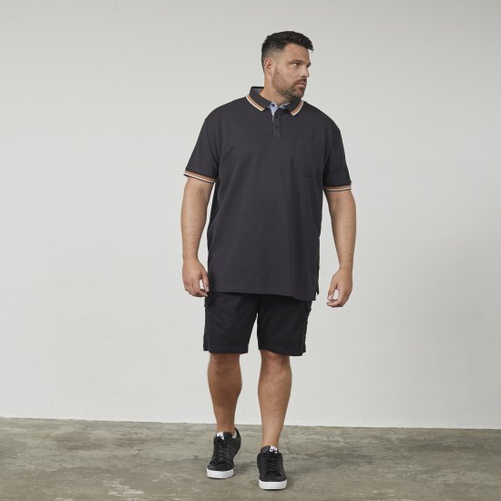 North Latitude 61128 Polo Piqué Superflex Negro - Polos - Polos 2XL-8XL