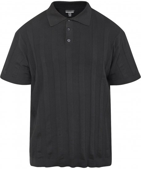 North Latitude 61329 Polo De Punto Manga Corta Negro - Polos - Polos 2XL-8XL