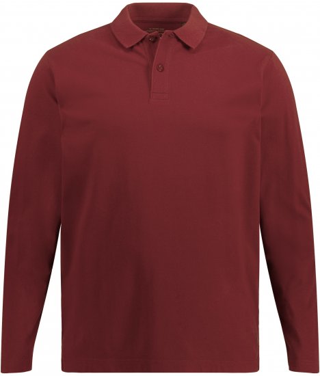 JP1880 Polo Shirt Long Sleeve Piqué Red - Polos - Polos 2XL-8XL