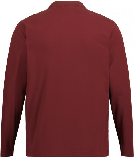 JP1880 Polo Shirt Long Sleeve Piqué Red - Polos - Polos 2XL-8XL