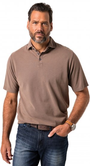 JP1880 Polo Shirt Short Sleeve Pique Vintage Brown - Polos - Polos 2XL-8XL