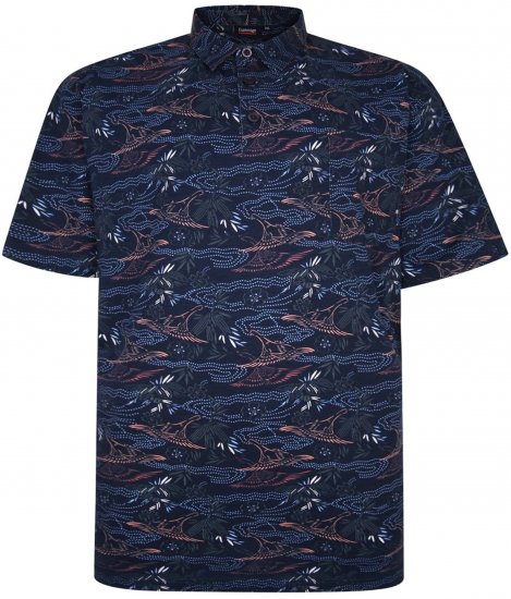 Espionage P177 All Over Print Polo Navy - Polos - Polos 2XL-8XL