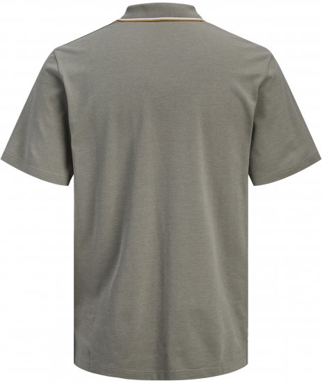 Jack & Jones Blaze Short Sleeve Polo Grey - Polos - Polos 2XL-8XL
