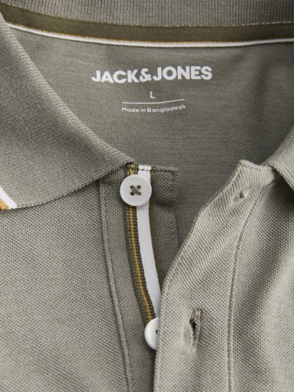 Jack & Jones Blaze Short Sleeve Polo Grey - Polos - Polos 2XL-8XL