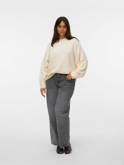 Vero Moda Boom Long Sleeve Pullover Birch - Jerséis de punto - 