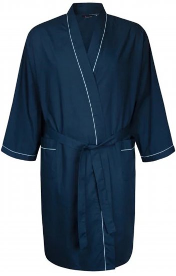 Espionage PJ091 Lightweight Bathrobe Navy - Albornoces/batas de casa/toallas - Albornoces 2XL-10XL