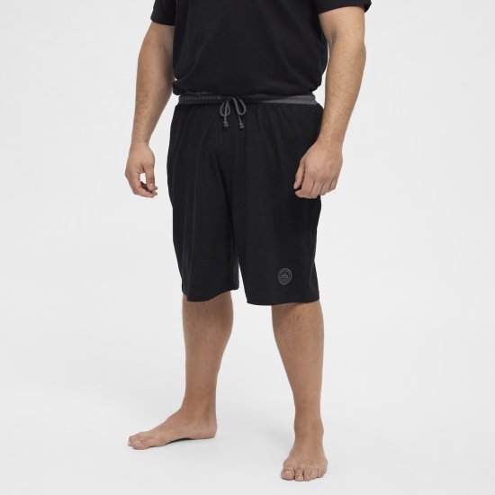 North Latitude Pyjama Shorts Black - Pijamas/ropa de estar en casa - Pijamas/ropa de estar en casa 2XL-10XL