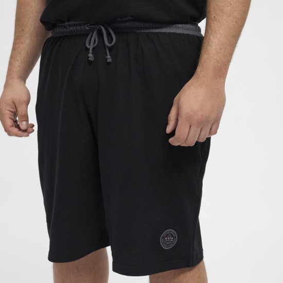 North Latitude Pyjama Shorts Black - Pijamas/ropa de estar en casa - Pijamas/ropa de estar en casa 2XL-10XL