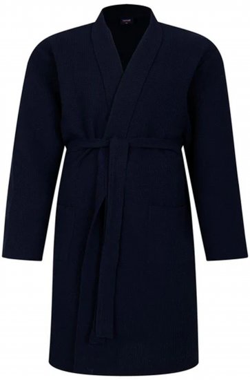 Espionage PJ158 Kimono Style Gown Navy - Albornoces/batas de casa/toallas - Albornoces 2XL-10XL