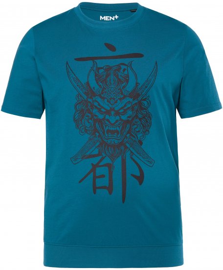 Men Plus T-Shirt Short Sleeve Lagoon Green - Camisetas - Camisetas - 2XL-14XL