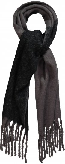 Ulla Popken Fringed Edge Boucle Scarf Green - Accesorios - 