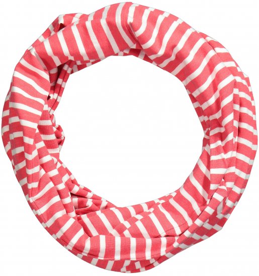 Ulla Popken Striped Infinity Scarf Light Pink - Accesorios - 